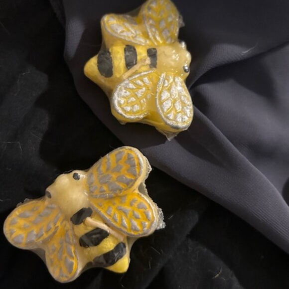 Other - NEW  set lot bumble bee candle decoration decor yellow